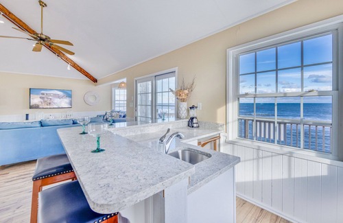 Rodanthe House | Oceanfront and Dog Friendly Home Right on the Beach w/Screened Porch