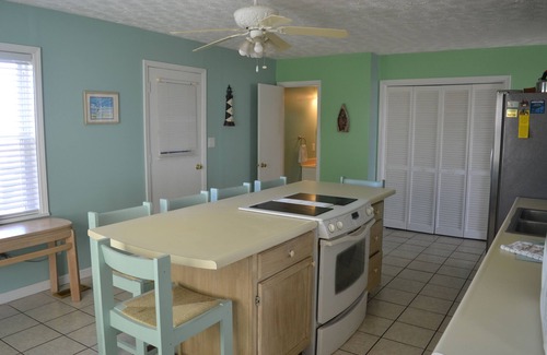 Atlantic Beach Condo | Oceanfront, beachfront, sleeps 8, surf fishing, near pier, Small pets with fee.