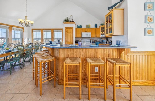 Rodanthe House | Oceanfront Dog Friendly Rodanthe Home with Private Pool, Hot Tub, and Game Room