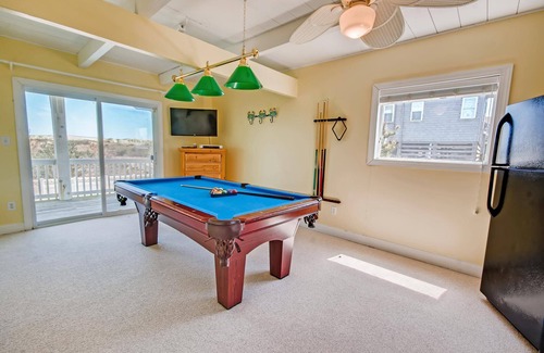 Salvo House | Oceanfront Dog Friendly Home w/Private Pool, Hot Tub, Game Room, Beach Views