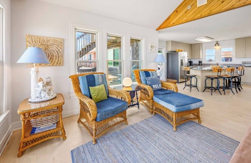 Avon House | Oceanfront Dog Friendly Home w/Pool, Hot Tub, Game Room. Can't Hard-A-Lee Wait!