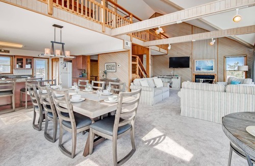 Salvo House | Oceanfront Peaceful Easy Feeling! Home w/Hot Tub, Game Room, Easy Beach Access