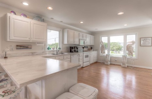 Kure Beach House | Oceanfront - Private Pool - Decks for Days