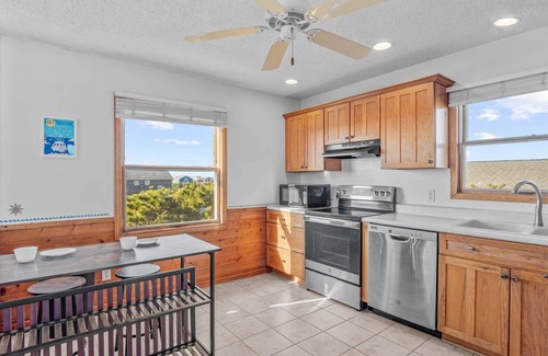 Avon House | Oceanfront Views in Avon. Home with Boardwalk to Beach, Grill, and More!