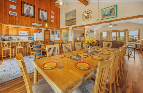 Avon House | Oceanfront w/Hot Tub, Game Room, Tiki Bar, Community Pool and Tennis/Pickleball