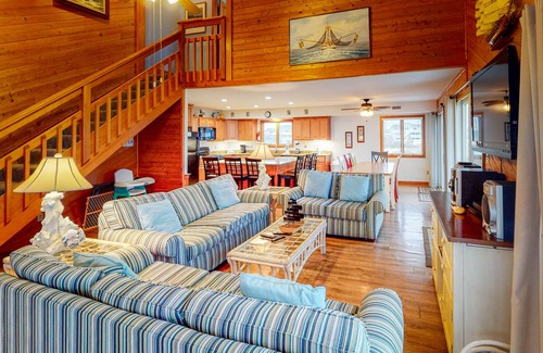 Ocean Hill House | Oceanside home In Corolla with pool, hot tub, & balcony - dog-friendly