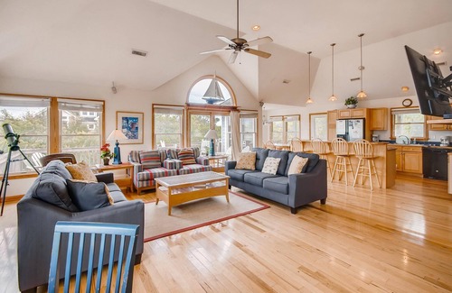Rodanthe House | Oceanview Dog Friendly Home in Waves w/Private Pool, Hot Tub, and Game Room