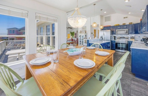 Rodanthe House | Oceanview Dog Friendly Home w/Private Pool, Hot Tub, Game and Media Rooms