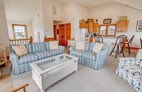 Rodanthe House | Oceanview Dog Friendly Home w/Private Pool, Hot Tub, Game Room, Beach Nearby