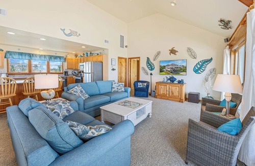 Rodanthe House | Oceanview Home w/Pool, Hot Tub, Game Room, Home Theater, and Easy Beach Access