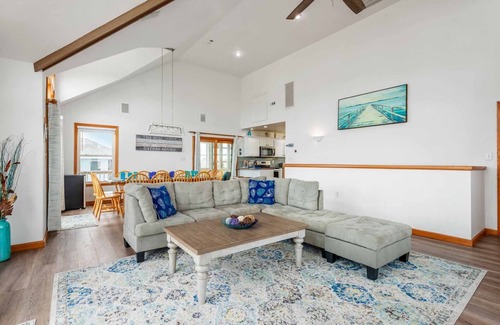Waves House | Oceanview Home w/Saltwater Pool, Hot Tub, Game Room, Basketball. It's So Right!