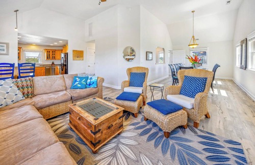 Salvo House | Oceanview Home with Pool, Hot Tub, Game and Media Rooms. I Love Beach Music!