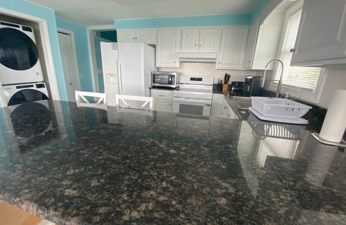 Kure Beach House | OCTOBER DEALS! 3BR OCEANFRONT HOME, Private BEACH ACCESS, HUGE DECK, LOCATION!