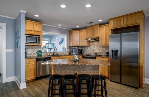 Holden Beach House | Ohana - Oceanfront with Private Pool and Boardwalk to Beach!