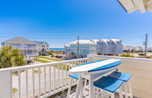 Surf City House | Once Upon A Tide - 4 BR Townhouse - Ocean Views from Top Sun Deck; Dog Friendly