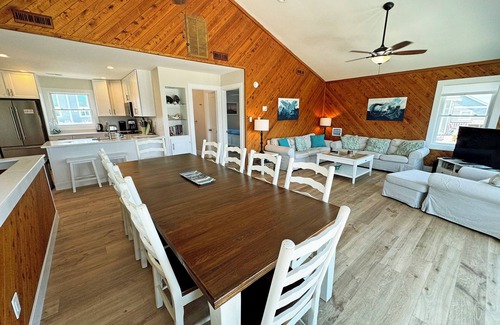 Ocean Sands House | OS628- 4 Br. Oceanside with Pool, Hot tub, and Short walk to beach!