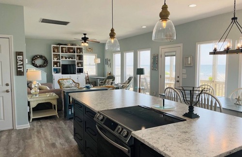 Holden Beach House | Our Sand Dune - Traditional Oceanfront Cottage - Covered Oceanfront Porlches!