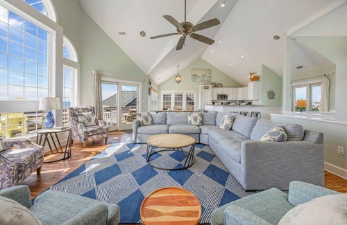 Frisco House | Premier Oceanfront Dog Friendly Home with Private Pool, Hot Tub, and Game Room