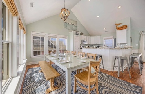 Frisco House | Premier Oceanfront Dog Friendly Home with Private Pool, Hot Tub, and Game Room