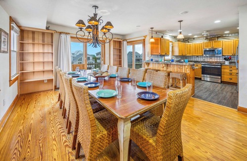 Waves House | Premier Oceanfront Dog Friendly w/Pool, Hot Tub, Elevator, Theater, Tiki Bar