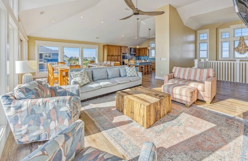 Hatteras House | Premier Oceanfront Dog Friendly w/Pool, Hot Tub, Elevator, Theater & Game Rooms