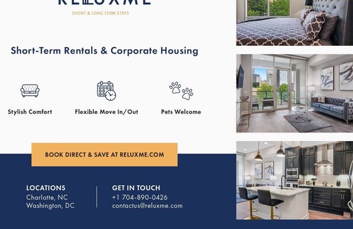 Dixie - Berryhill Apartment | Reluxme Lux Apt Near Lake Wylie w/ Gym + Pool