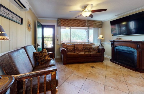 Lake Lure Condo | Rumbling Bald Condo | Fabulous Lake View | Fireplace, Screened Patio & Docks
