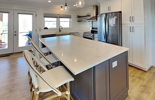 Topsail Beach House | Sea Ya Beaches | Canalfront + Covered Porch!