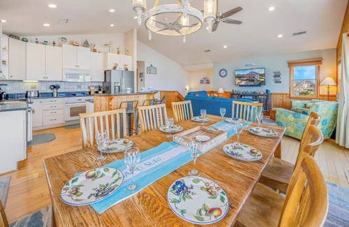 Rodanthe House | Semi-Oceanfront Home w/Private Pool, Hot Tub, Pier Pass, Close Walk to Beach