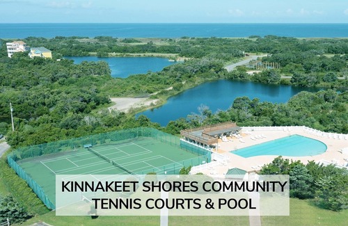 Avon House | Soundside Dog Friendly w/Pool, Hot Tub, Game Room, Cmty Pool/Tennis/Pickleball