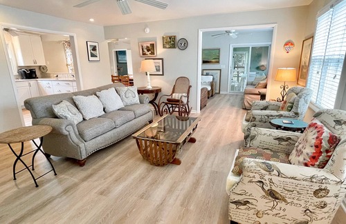 Ocracoke House | Spindrift: Spacious dog friendly canal front home, dock, decks, views