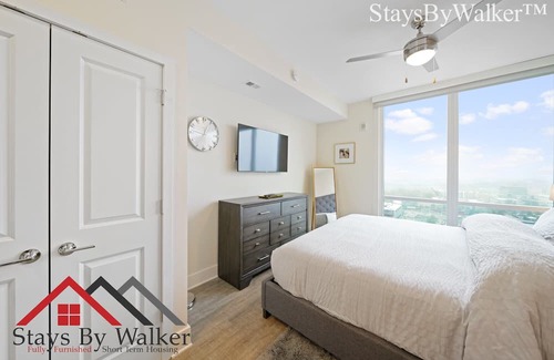 Charlotte Center City Condo | StaysByWalker CityCenter High Rise Studio! KingBed