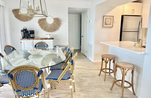 Indian Beach Condo | Summer By the Sea- Oceanfront/ground floor/pool & hot tub/Summer Winds/sleeps 10