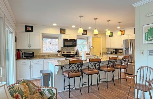 Lake Lure House | This Lake Is Open! Lakefront Home,HotTub, Kayaks,SUP's, FloatingDock,Cornhole