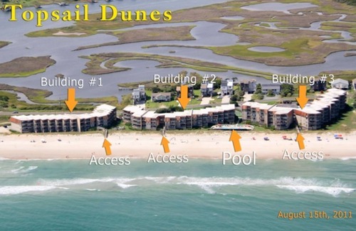 Sneads Ferry Condo | Topsail Dunes 2305 / Completely Updated 2019! Pool, Grill Area