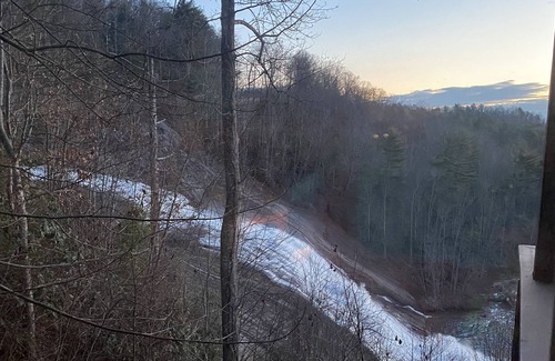 Lake Toxaway Condo | Wow! Condo Directly Overlooking Toxaway Falls!!