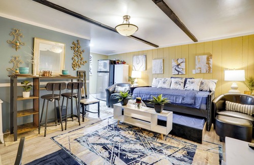 Terry Sanford Apartment | 1 Mi to Dtwn: Fayetteville Studio w/Patio