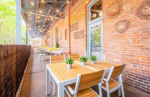Downtown Apartment | 100 Year-Old Historic Brick 2BR Loft -Large Patio1