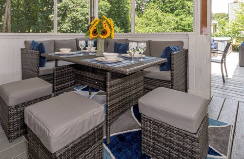 Kernersville House | 2800 sqft 8 beds 2.5 bath sleeps 20 with hot tub, pool, & luxury kitchen/baths