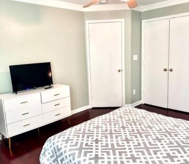 Concord House | 2BR-2BA Near Concord Mills - Backyard - Workspace