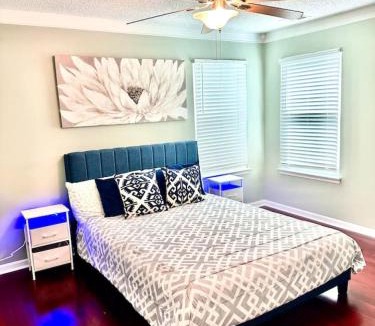 Concord House | 2BR-2BA Near Concord Mills - Backyard - Workspace