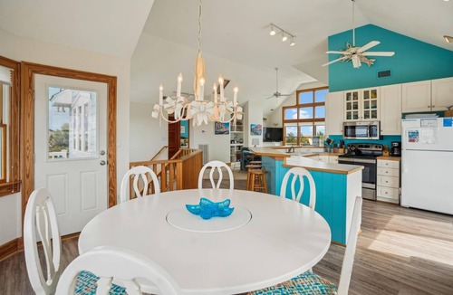 Carolina Dunes House | 360 degree views of ocean and sound. Private Salt Water Heated pool with cabana, hot tub, gameroom!