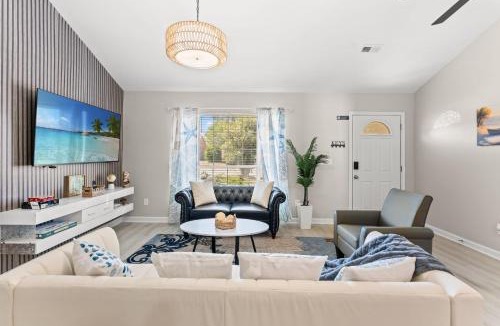 Myrtle Beach House | 4 Bed Coastal Home w Game Room Firepit Sleeps 10