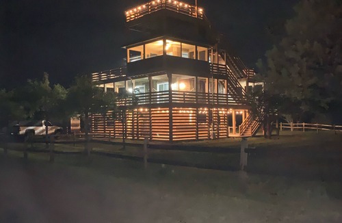 Carova Beach House | 4X4 only! Canal front. Ocean AND sound views! Decks and porches on all levels.