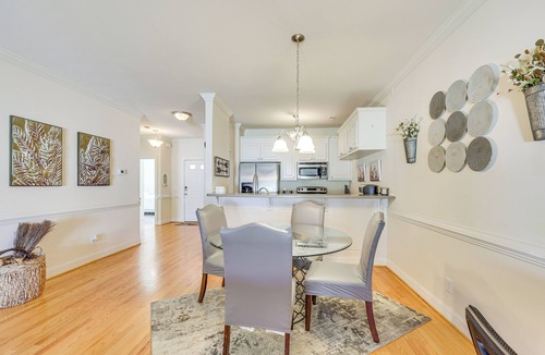Rocky Mount House | 5 Mi to Rocky Mount Mills: Modern Retreat w/Patio