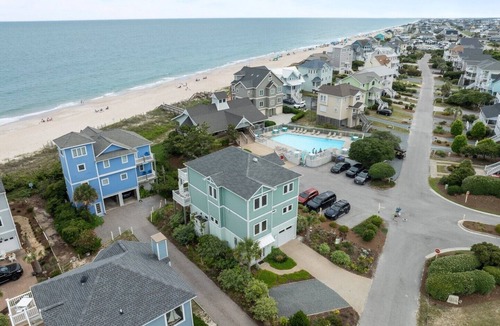Village of Stump Sound House | 5BR Oceanfront House with Indoor Pool & Hot Tub