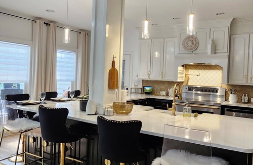 Wake Forest House | 7-Acre Luxury Farmhouse w/Pavilion, Firepits + Near Shopping & Falls Lake