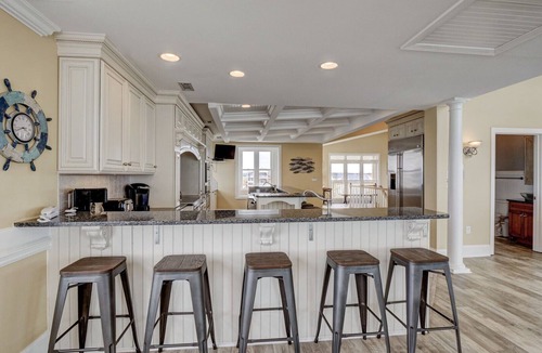 Surf City House | 8 Bedroom Direct Oceanfront Home, Private Pool, Media Room, Private Beach Access, 2025 Updates