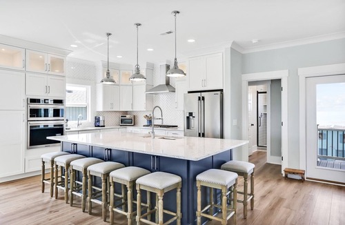 Oak Island House | 8-bedroom oceanview retreat with Pool, Hot tub, Dock with ICW views
