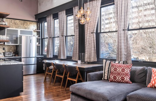 Downtown Asheville Apartment | 80 LEX 201 : Exquisite Lodging 1 BD King/1 BA 639 SQ FT + free parking